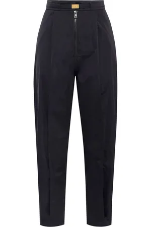 Elisabetta Franchi Pantalones boyfriend con cinturón