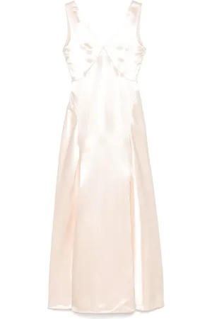 Serafini Vestido largo de satén