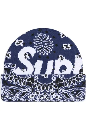 Supreme Gorro con estampado de bandana