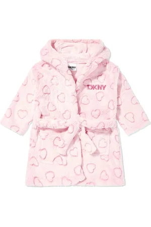 DKNY Bata con corazones estampados