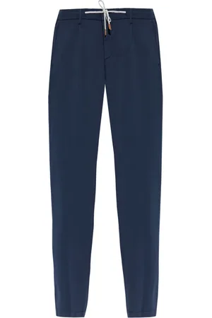 ELEVENTY Pantalones chinos con cordones en la pretina