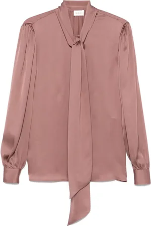 Saint Laurent Blusa de seda