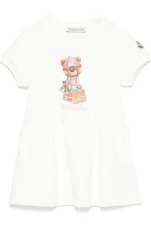 Moncler Vestido con estampado gráfico
