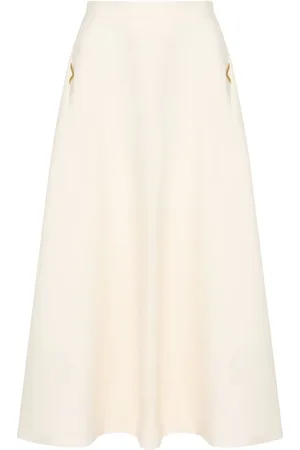 VALENTINO GARAVANI Falda midi de crepé