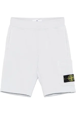 Stone Island Bermudas con distintivo Compass