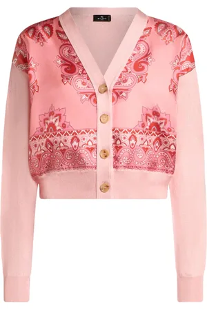Etro Cárdigan con panel estampado