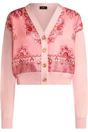 Etro Cárdigan con panel estampado