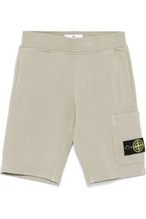 Stone Island Bermudas con distintivo Compass