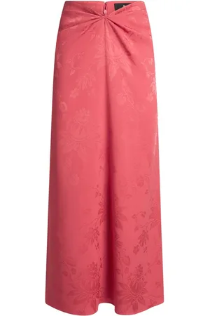 Etro Falda midi con motivo floral en jacquard