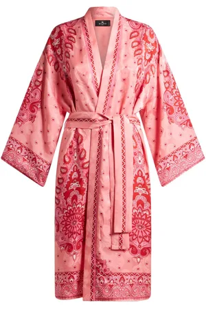 Etro Chamarra estilo bata con estampado de cachemira