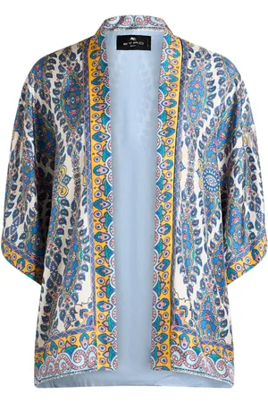 Etro Chamarra estilo bata con estampado de cachemira