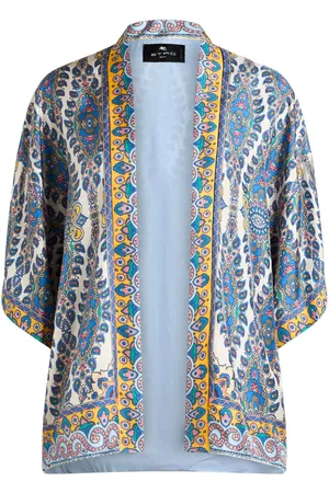 Etro Chamarra estilo bata con estampado de cachemira