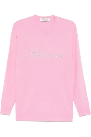 BLUMARINE Suéter con aplique del logo