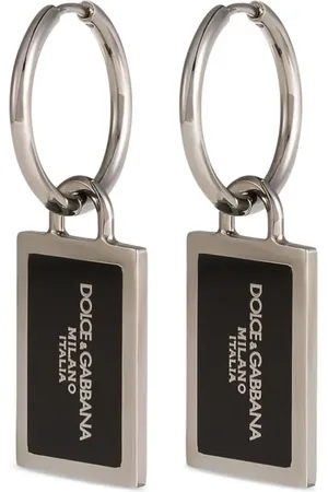 Dolce & Gabbana Aretes con placa del logo