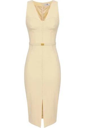 Elisabetta Franchi Vestido midi en crepé