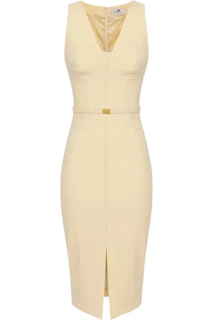 Elisabetta Franchi Vestido midi en crepé