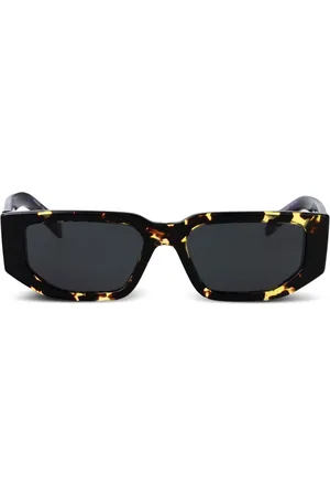 Prada Lentes de sol con logo triangular