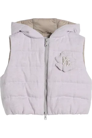 Brunello Cucinelli Chaleco con apliques florales