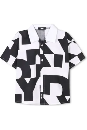 DKNY Camisa con estampado geométrico