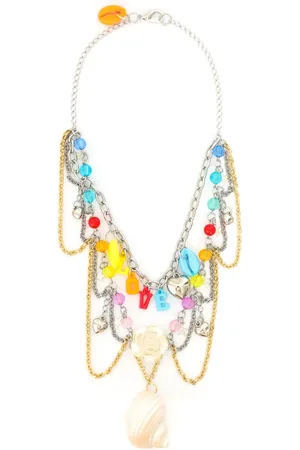 AMIR SLAMA Collar de cadena con detalle de aplique