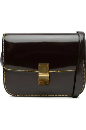 Céline Bolsa crossbody Medium Patent Classic Box 2011