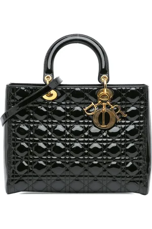 Dior Bolsa satchel Large Patent Cannage Lady Dior 2011