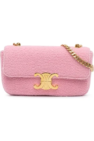 Céline Bolsa de hombro Triomphe Tweed Claude Chain 2022