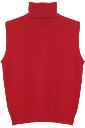 Rohe Chaleco tejido con cuello vuelto