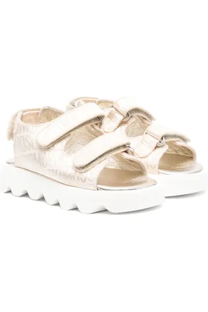 Moschino Sandalias con logo en jacquard