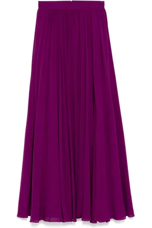 Elie saab Falda larga de seda