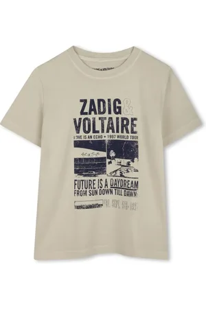 Zadig & Voltaire Playera con logo estampado