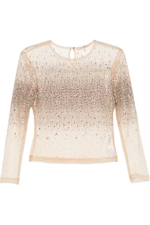 ERMANNO SCERVINO Top con detalles de cristal
