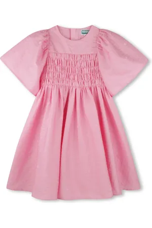 Kenzo Vestido con frutas bordadas