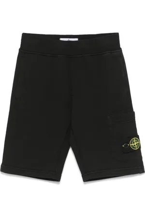Stone Island Shorts deportivos con distintivo Compass