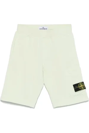 Stone Island Shorts deportivos con distintivo Compass