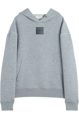 Lanvin Hoodie con parche del logo