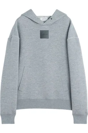 Lanvin Hoodie con parche del logo