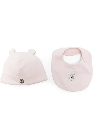 Moncler Set de gorro con parche del logo
