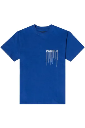 Purple Brand Playera Wordmark Drip