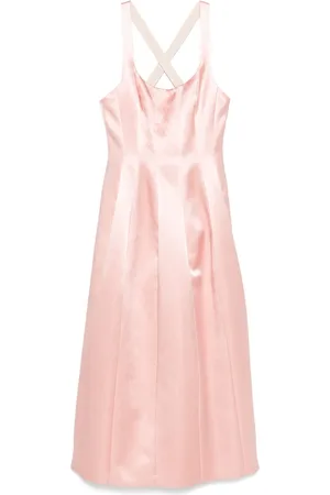 Serafini Vestido midi de satén