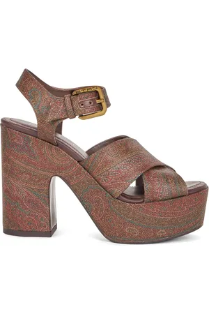 Etro Sandalias con plataforma de 100mm