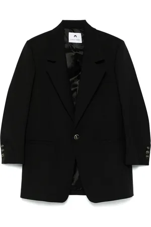 Marine Serre Blazer de sarga