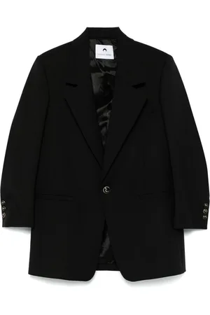 Marine Serre Blazer de sarga