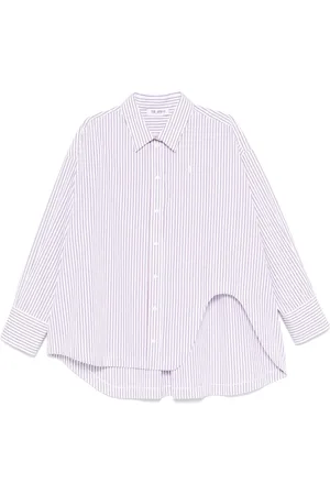 The Attico Camisa con rayas estampadas