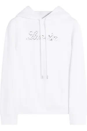 Lanvin Hoodie con logo de lentejuelas