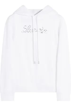 Lanvin Hoodie con logo de lentejuelas