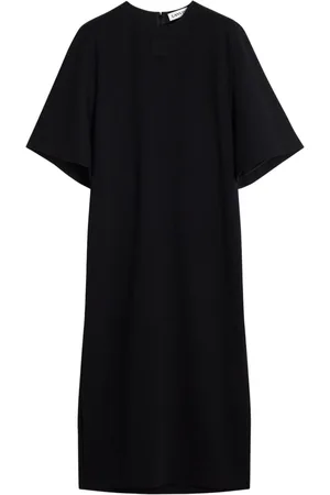 Lanvin Vestido midi con diseño fruncido