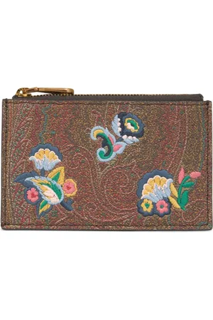 Etro Cartera con motivo de cachemira