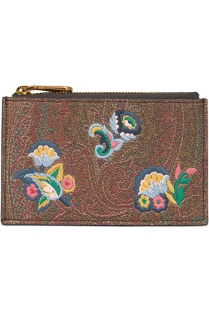 Etro Cartera con motivo de cachemira