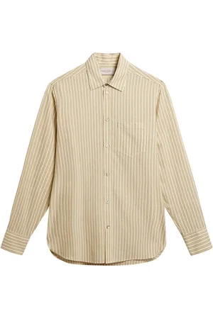 Golden Goose Camisa con rayas estampadas